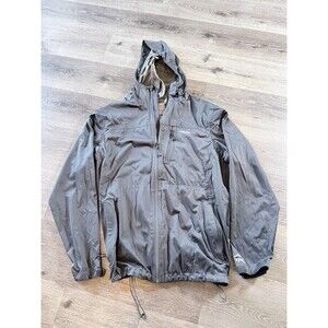 Cabela's XPG Jacket Mens Medium Black Hooded Waterproof 4MOST DRY-PLUS Shell